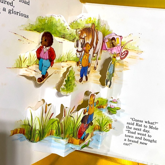 THE WIND IN THE WILLOWS POP-UP BOOKS TREASURY COLLECTION OF 4 VINTAGE 1988 - Picture 11 of 16